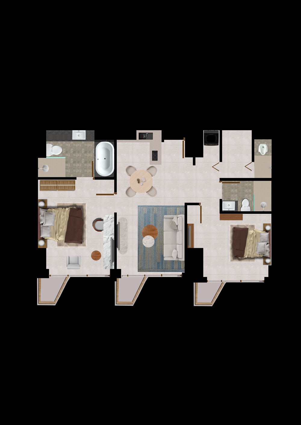 2 Bedroom Image 1